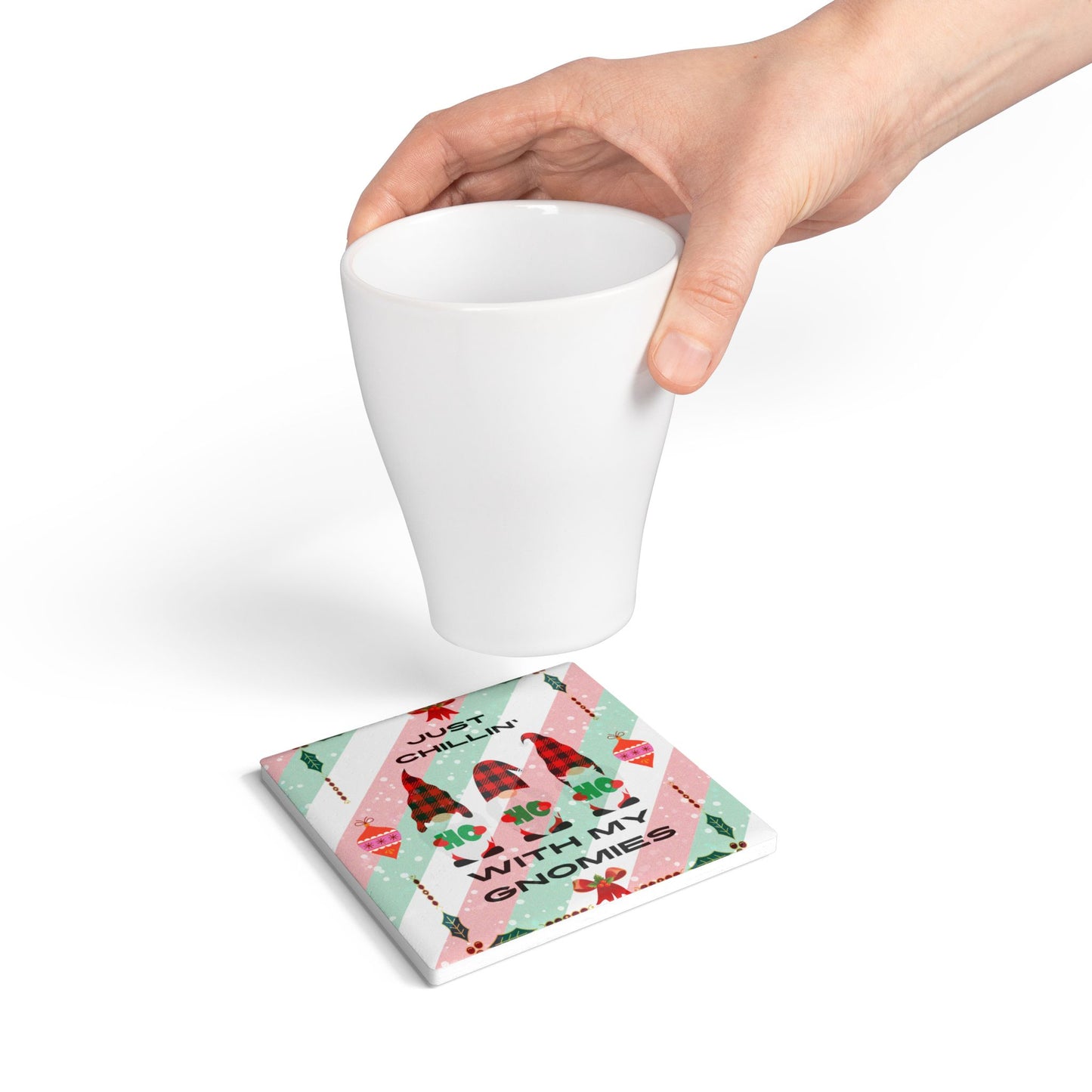 Just Chillin' Ceramic Coaster