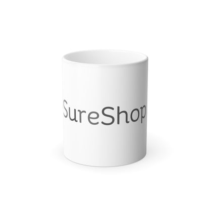 SureShop Color Morphing Mug – Heat Reveal Coffee Mug, 11 oz