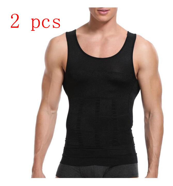 Men's Body Tummy Shaper Vest - Slimming, Comfortable Fit