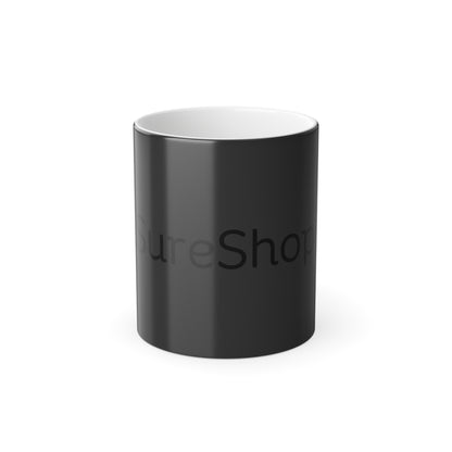 SureShop Color Morphing Mug – Heat Reveal Coffee Mug, 11 oz