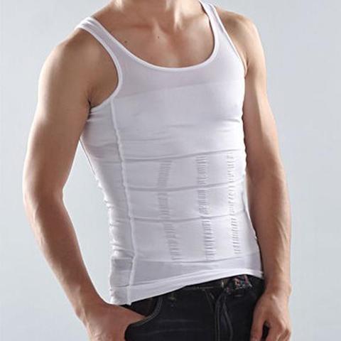 Men's Body Tummy Shaper Vest - Slimming, Comfortable Fit