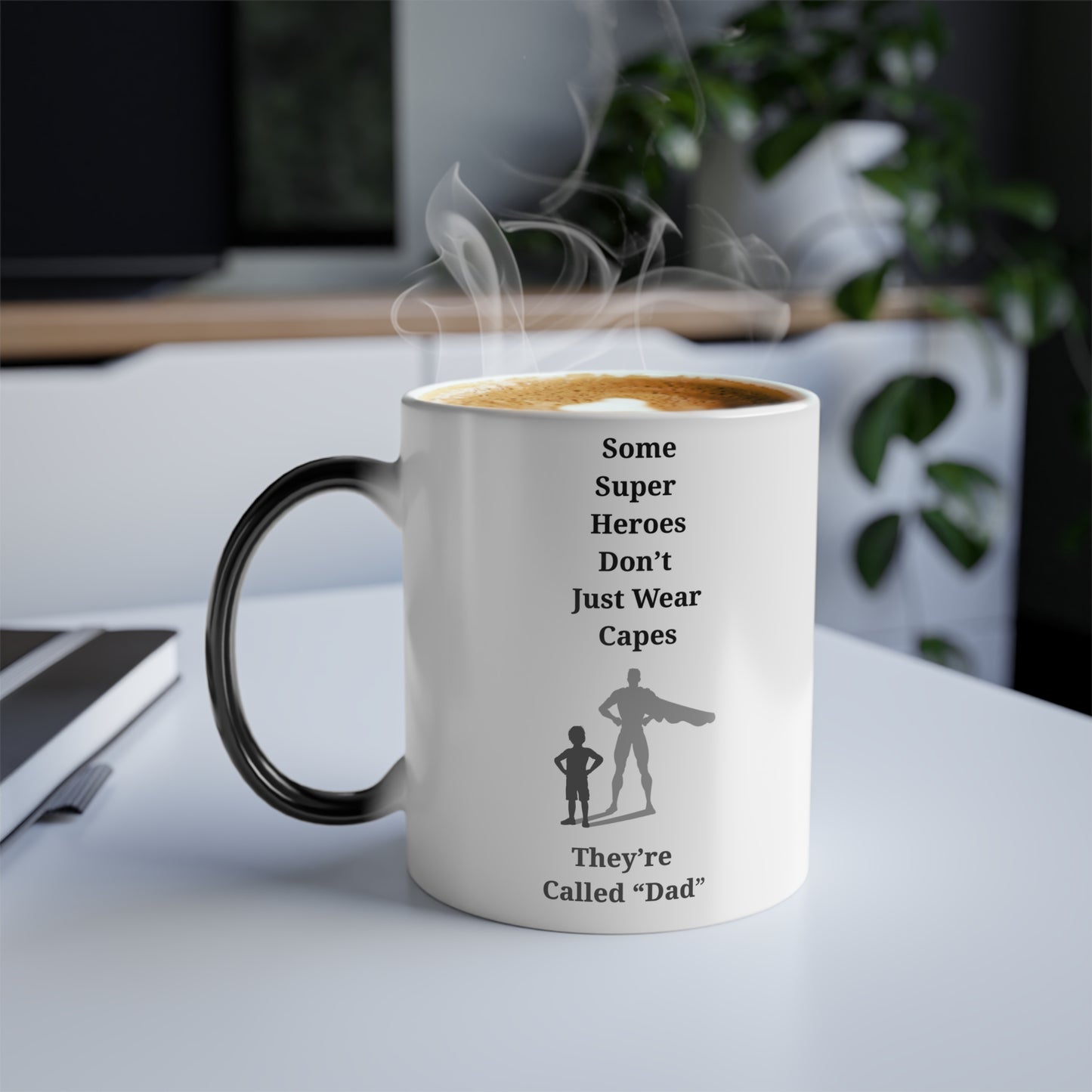 My Hero Dad Color Changing Mug – 11oz Magic Mug