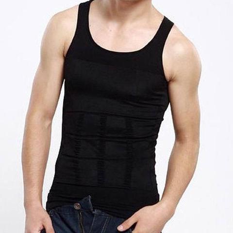 Men's Body Tummy Shaper Vest - Slimming, Comfortable Fit