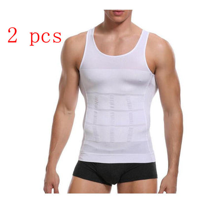 Men's Body Tummy Shaper Vest - Slimming, Comfortable Fit