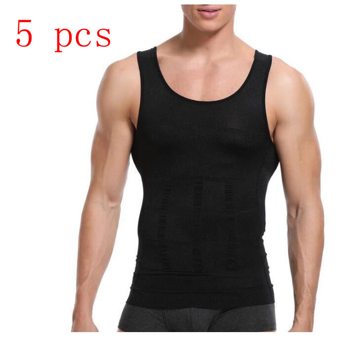 Men's Body Tummy Shaper Vest - Slimming, Comfortable Fit