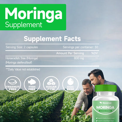 MoringaMax™ Ultra-Pure 800mg Capsules