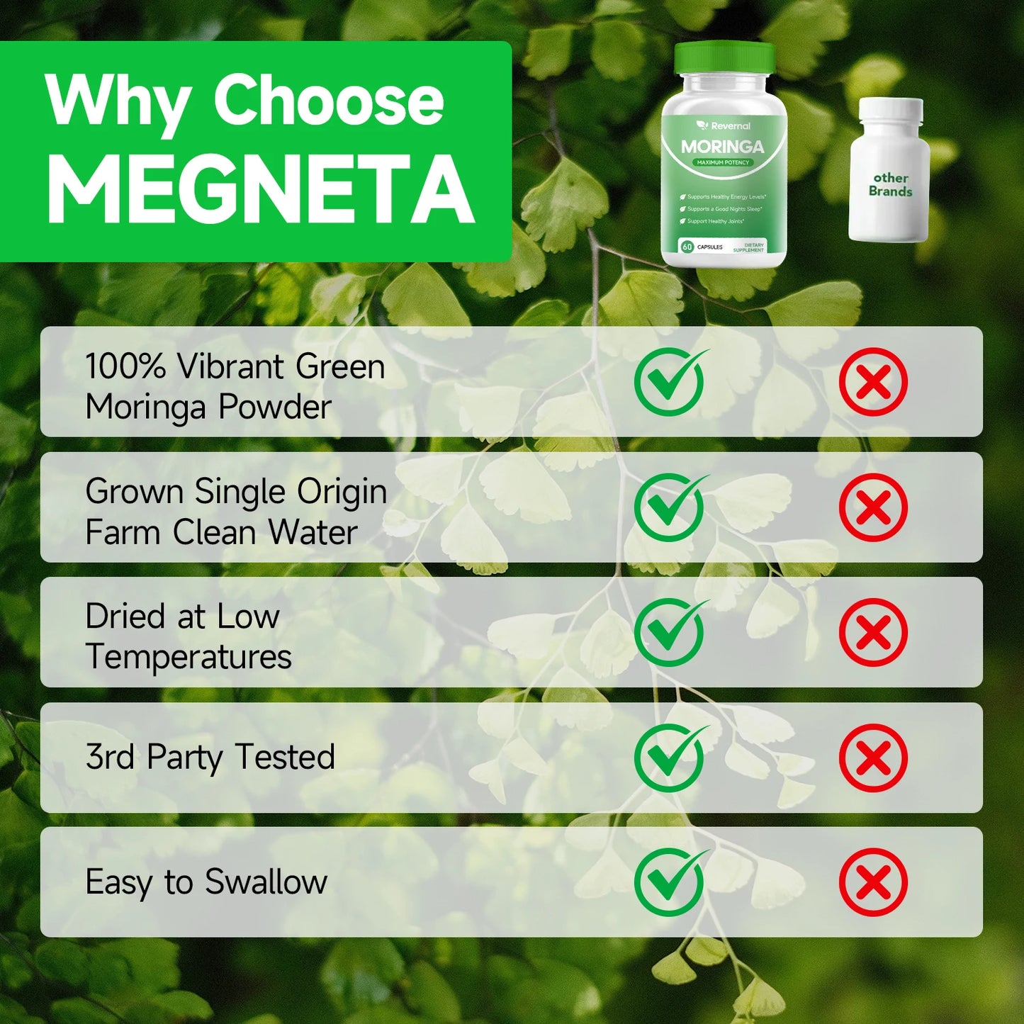 MoringaMax™ Ultra-Pure 800mg Capsules