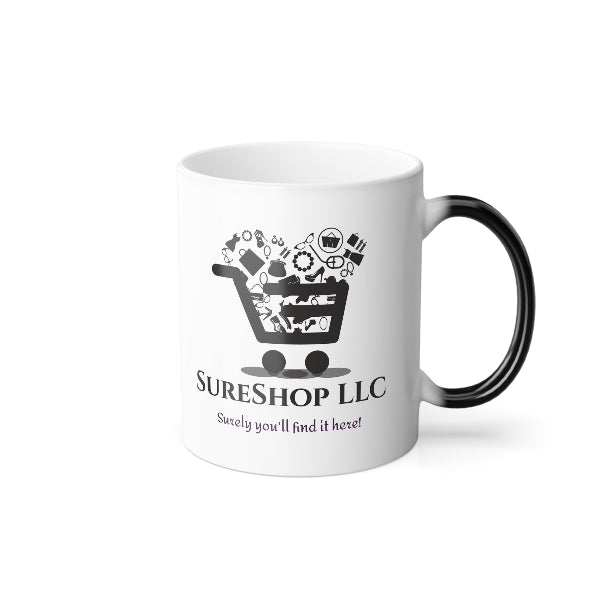 Coffee Mug with Heat Reactive Color-change Effect
