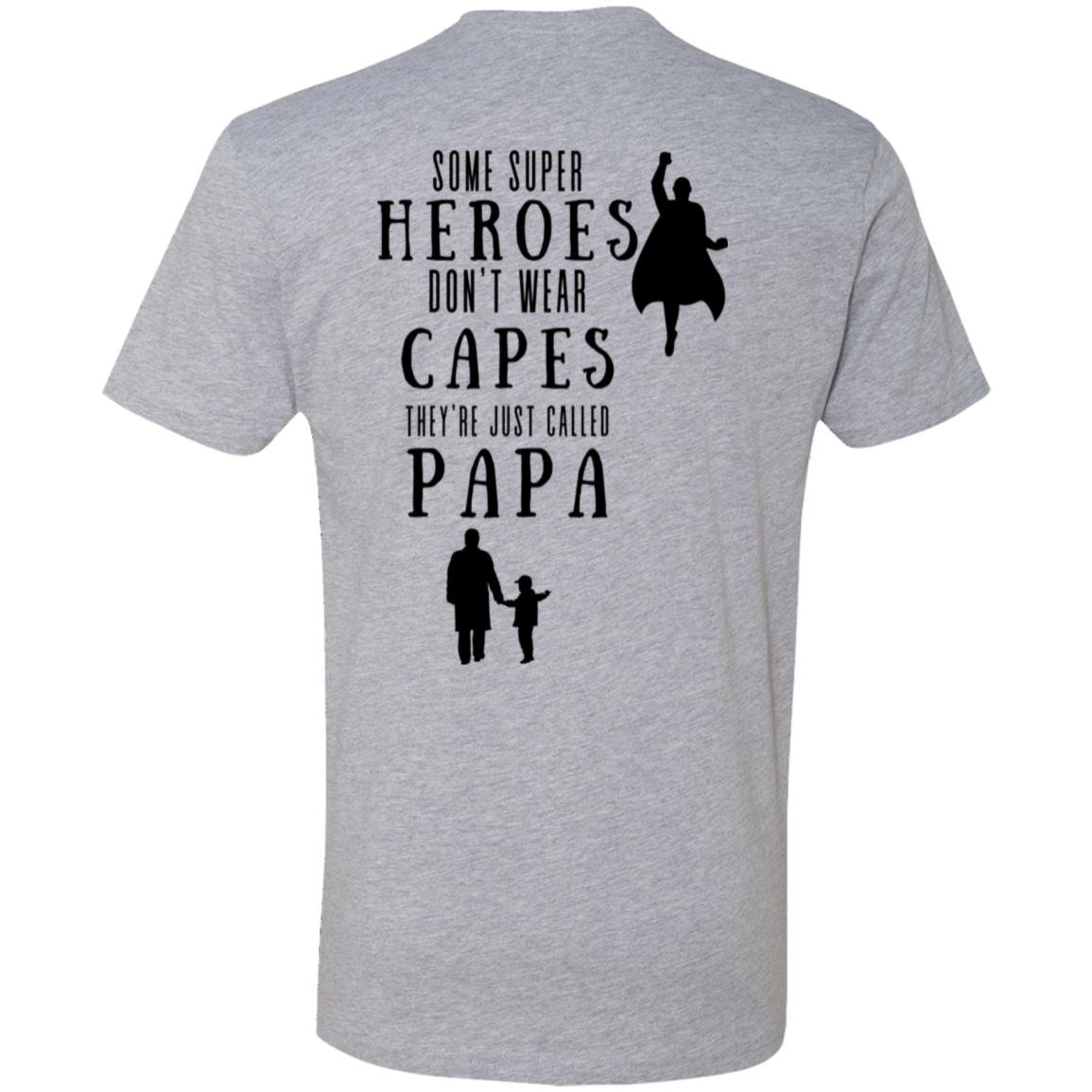 a t - shirt that says some super heros don't wear capes