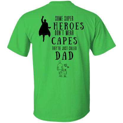 a t - shirt that says some super heroes don't wear capes