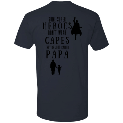 a t - shirt that says some super heros don't wear capes