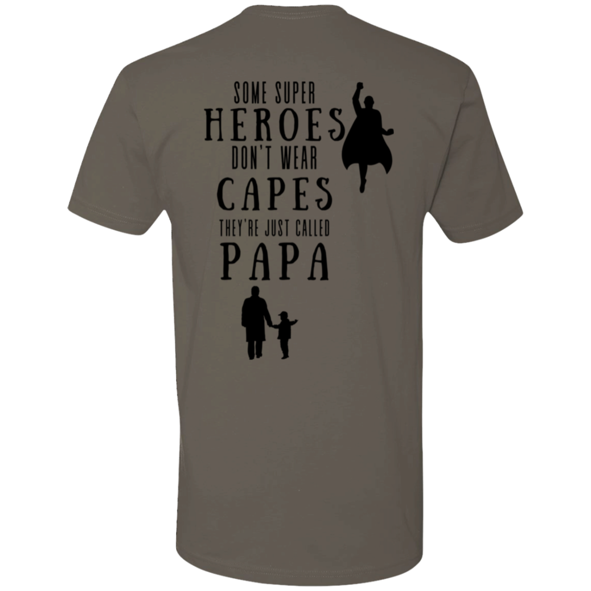 a t - shirt that says some super heros don't wear capes