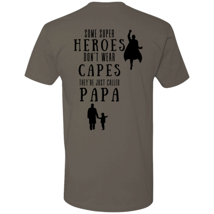 a t - shirt that says some super heros don't wear capes