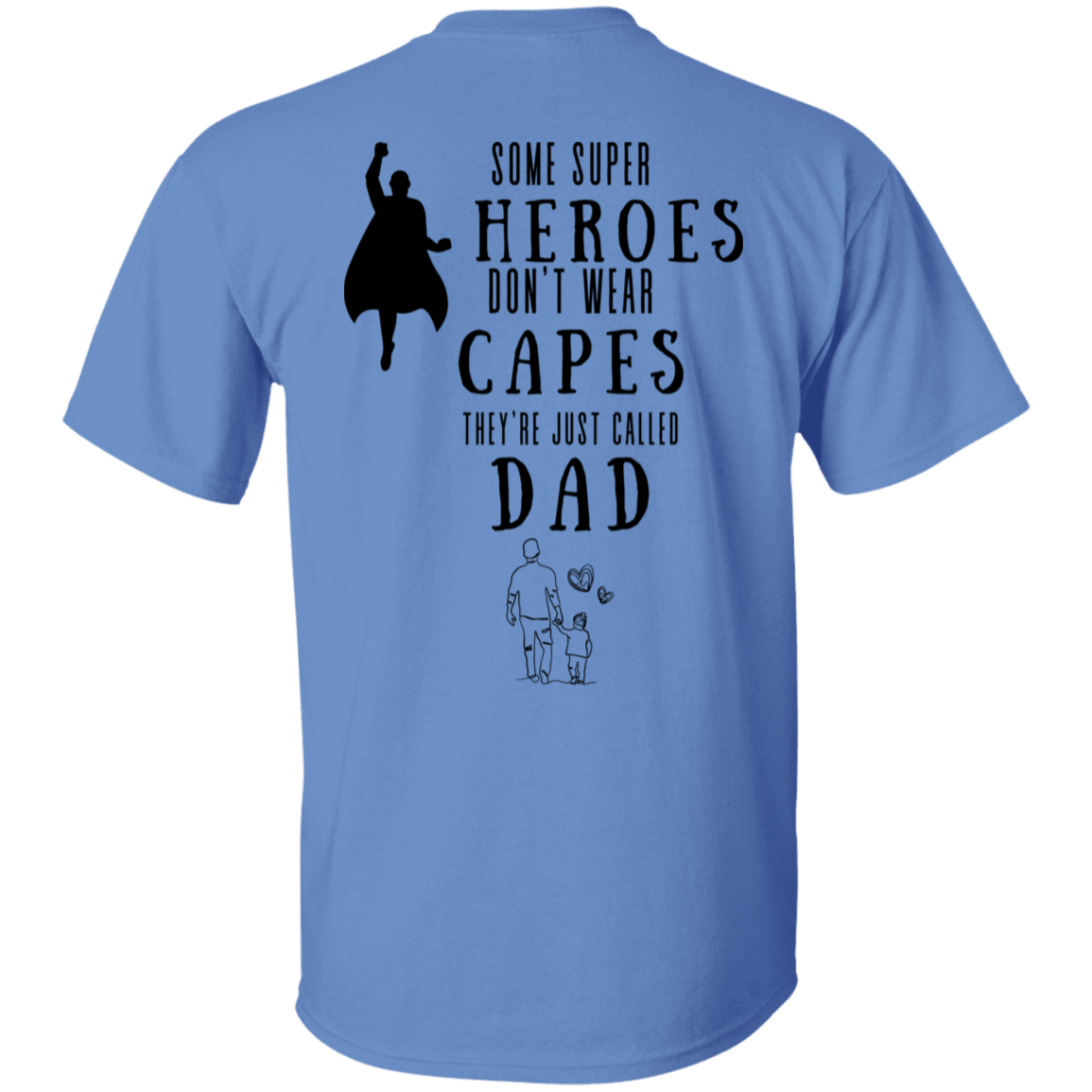 a t - shirt that says some super heroes don't wear capes