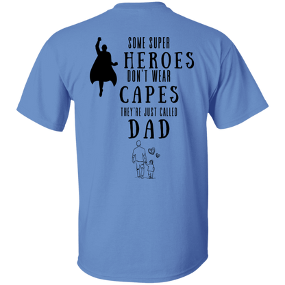 a t - shirt that says some super heroes don't wear capes