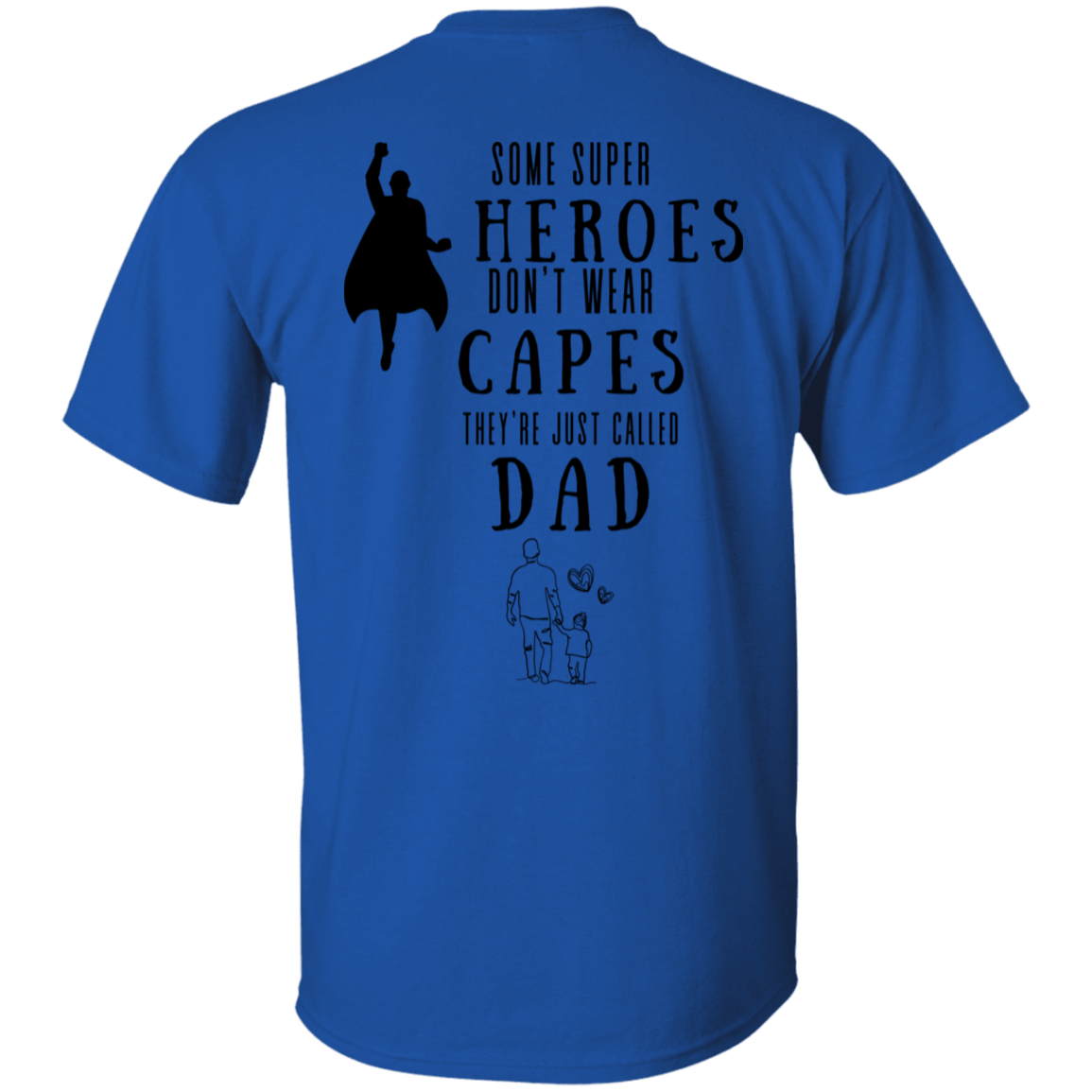 a t - shirt that says some super heroes don't wear capes