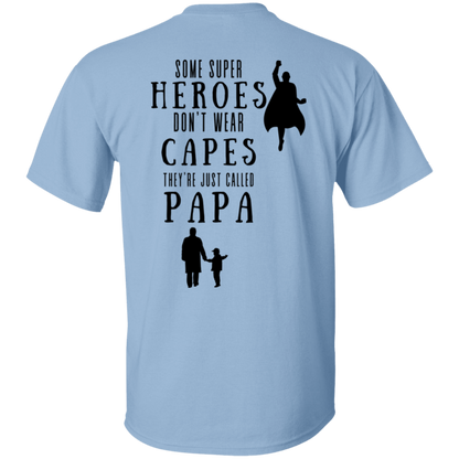 a t - shirt that says some super heroes don't wear capes