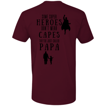 a t - shirt that says some super heros don't wear capes