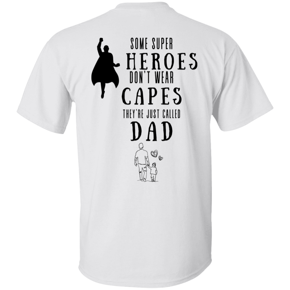 a t - shirt that says some super heroes don't wear capes