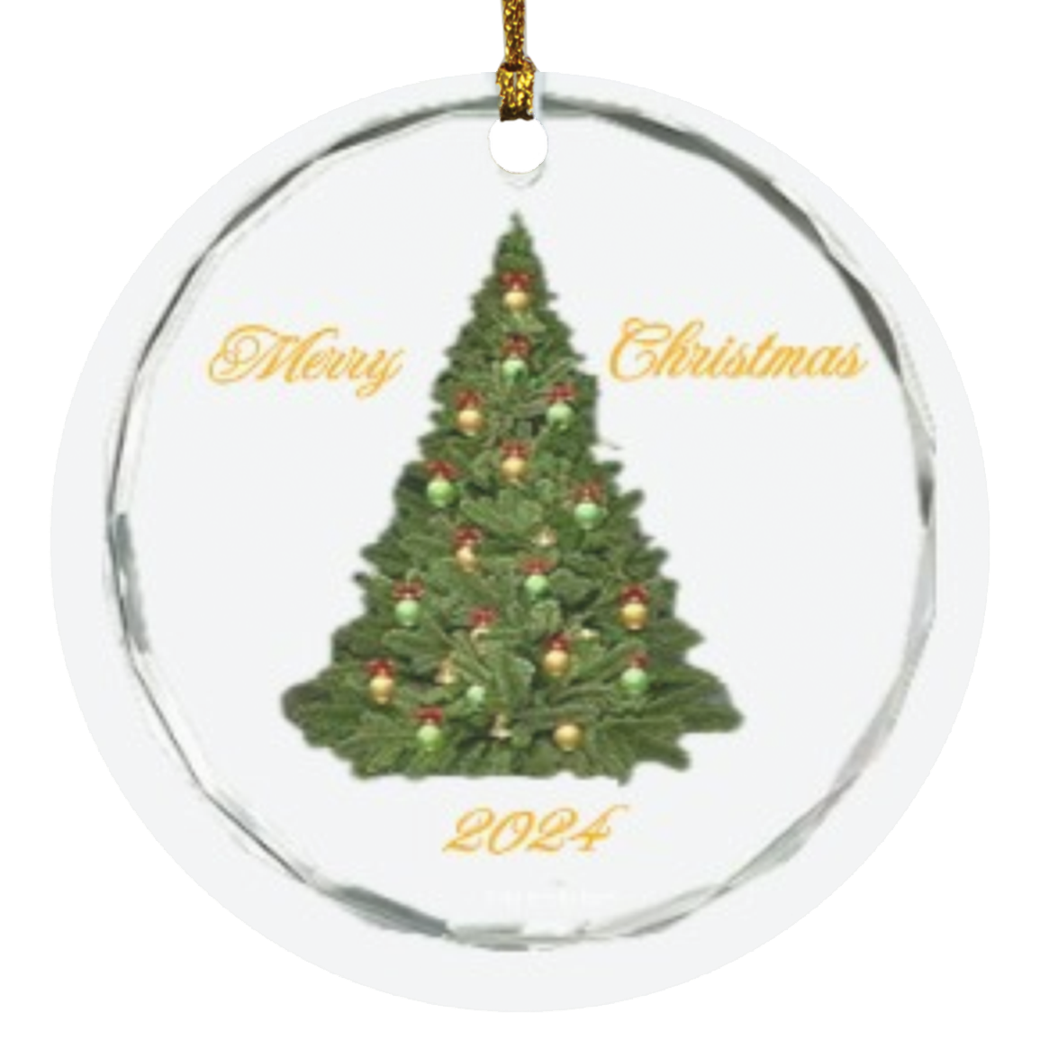 SureClear™ Acrylic Circle Ornament 2024