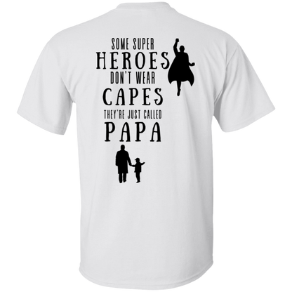 a t - shirt that says some super heroes don't wear capes