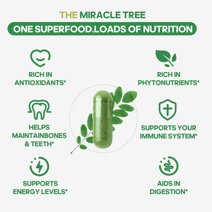 MoringaMax™ Ultra-Pure 800mg Capsules