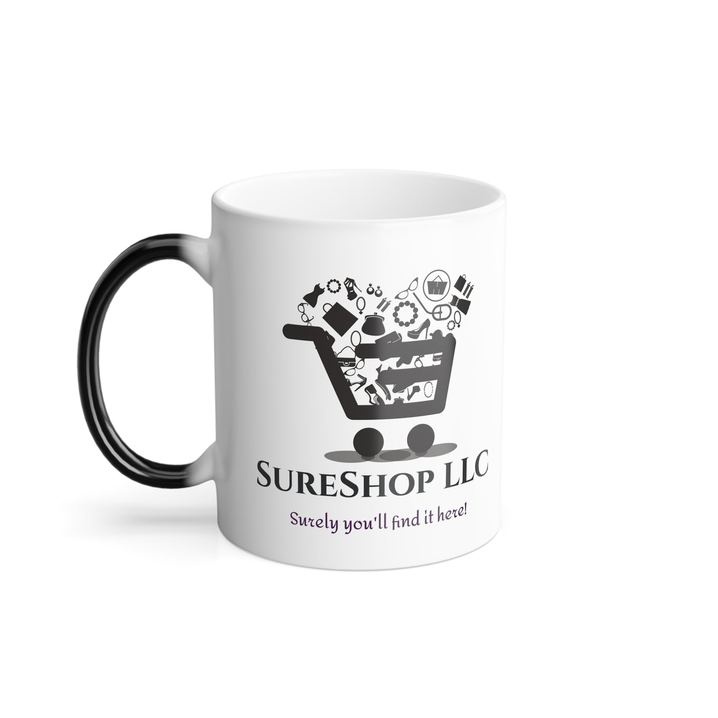 Coffee Mug with Heat Reactive Color-change Effect